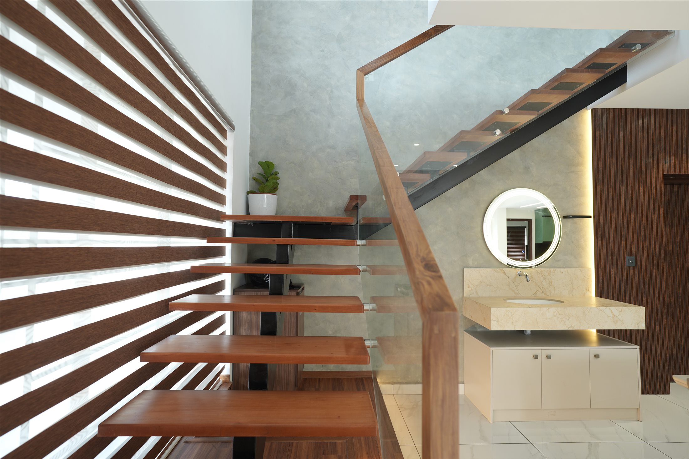 Samriddhi stair and console detail