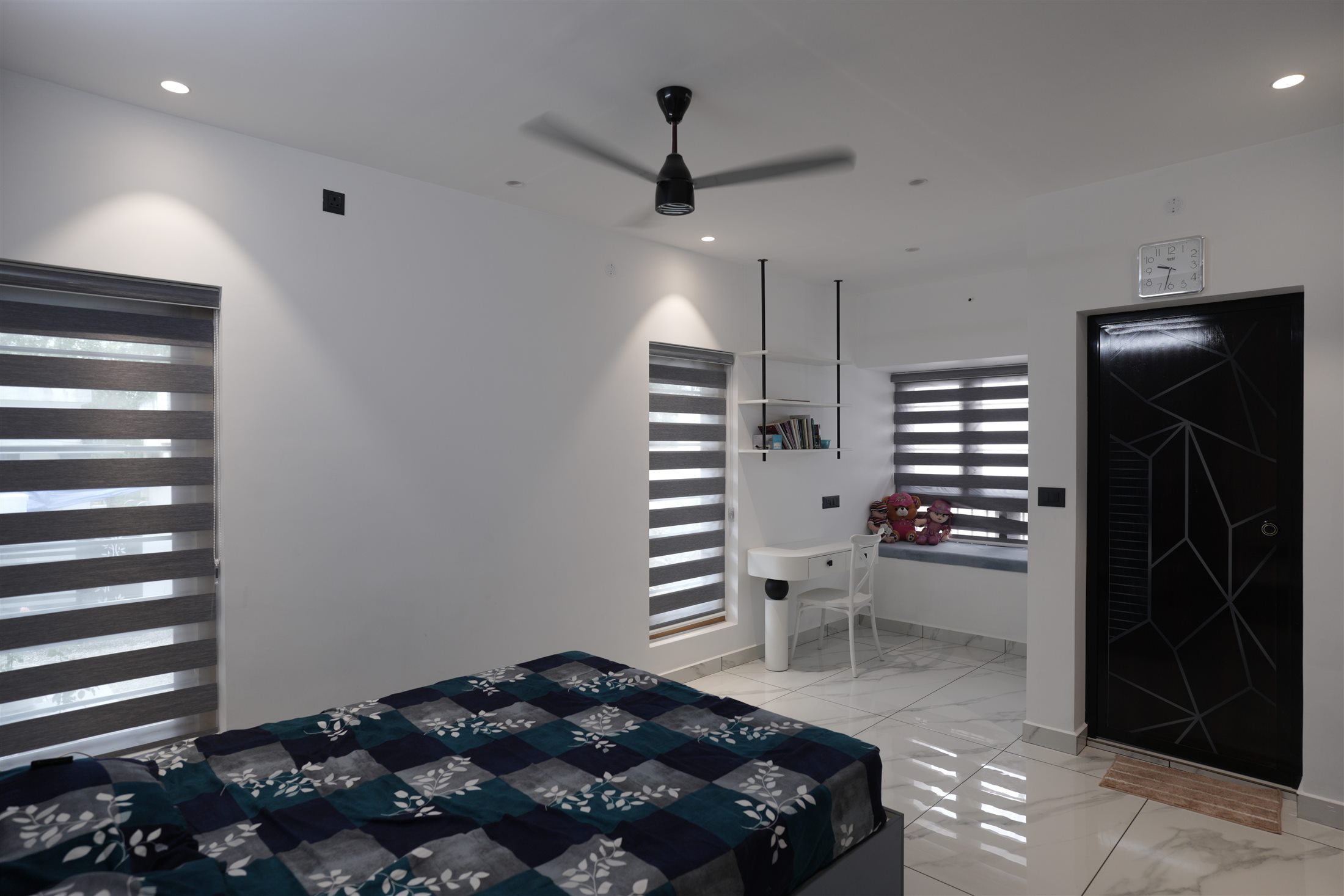 Samriddhi bedroom lighting and study area